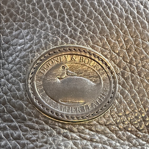 Dooney & Bourke Vintage 90s Y2K Black Pebbled Leather Shoulder Bag - Picture 9 of 14